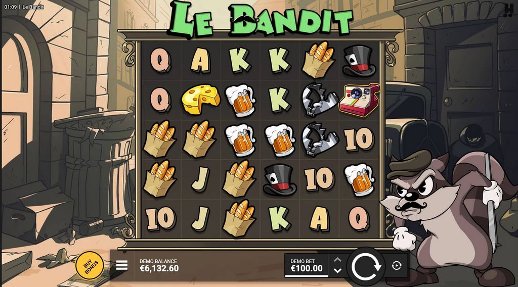 Le Bandit Slot (Hacksaw Video Gaming) – Gratis prøveversjon og spill videospill